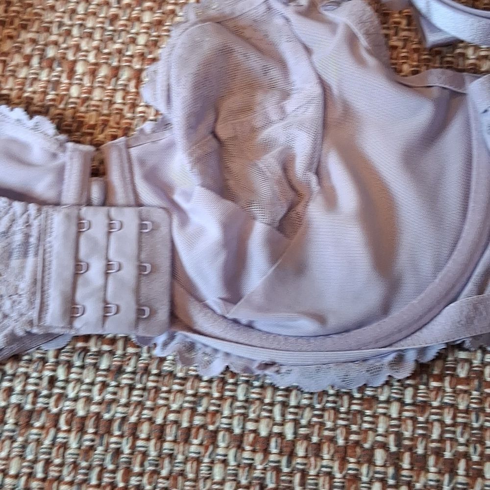 Auden Lace Unlined Comfort Wire Balconette Lavender Bra 38DD New With Tags - Picture 6 of 6